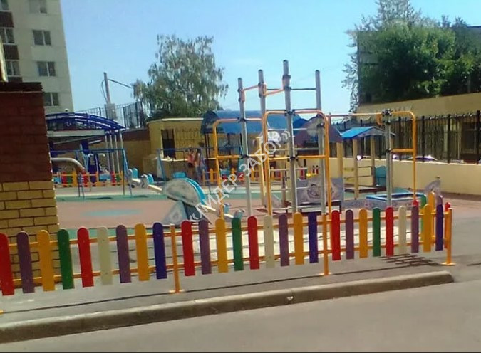 Купить Забор для детского сада секционное